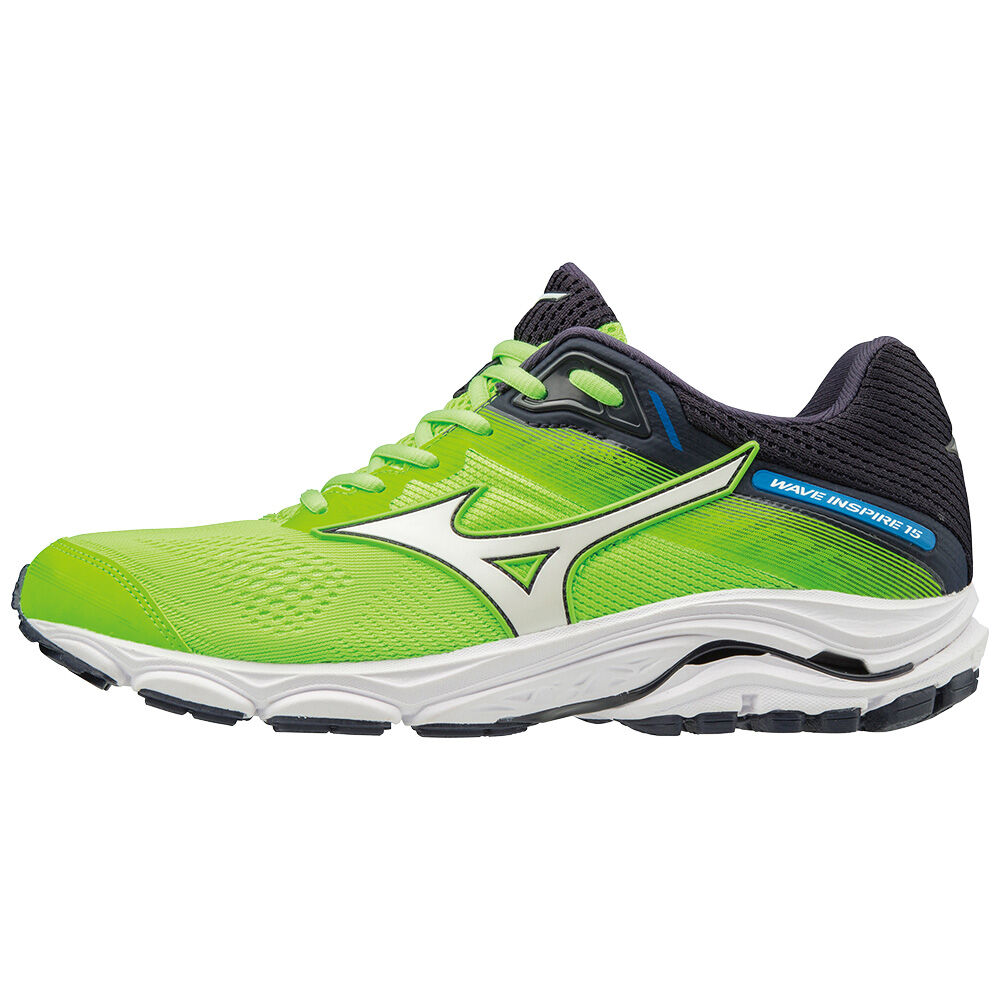 Mizuno WAVE INSPIRE 15 Férfi Futócipő Zöld/MélySzürke CRP905827